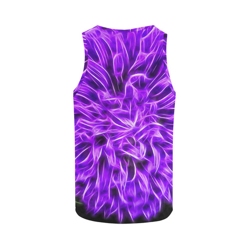 Lilac Chrysanthemum Topaz All Over Print Tank Top for Women (Model T43)