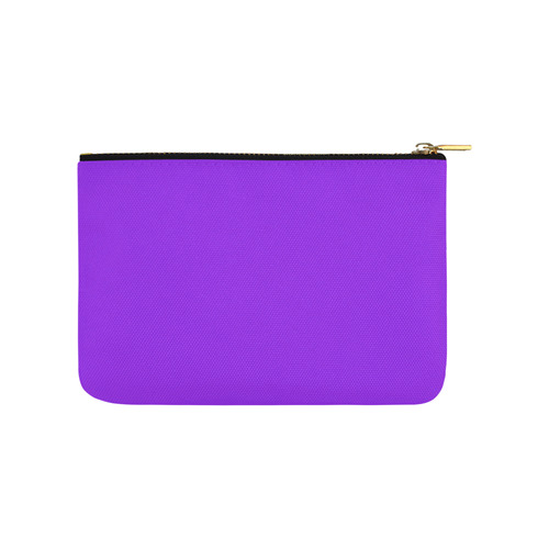Designer Color Solid Electric Violet Carry-All Pouch 9.5''x6''