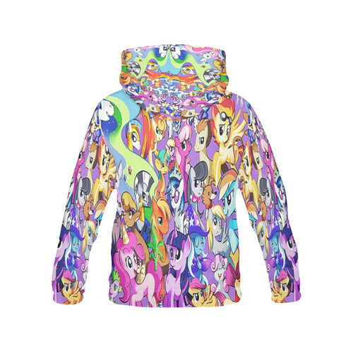 MLP love All Over Print Hoodie for Women (USA Size) (Model H13)