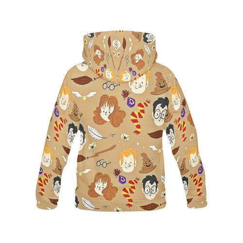 Harry potter All Over Print Hoodie for Women (USA Size) (Model H13)
