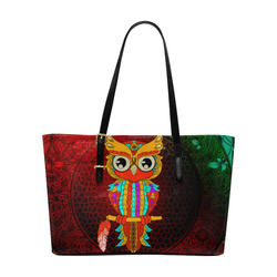 Cute owl, mandala design Euramerican Tote Bag/Large (Model 1656)