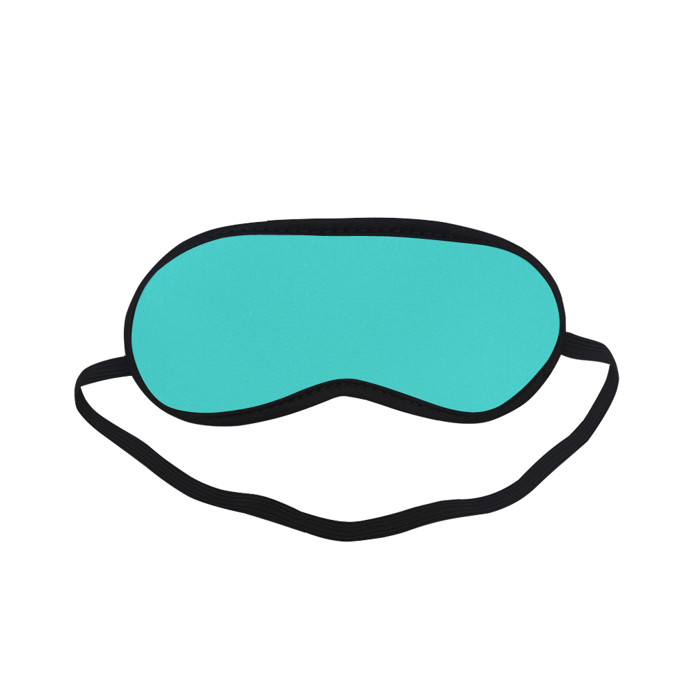 Designer Color Solid Turquoise Sleeping Mask