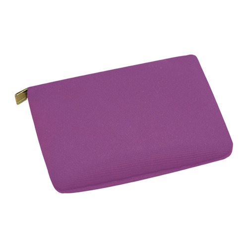 Designer Color Solid Plum Carry-All Pouch 12.5''x8.5''