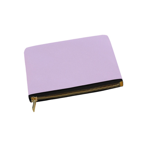 Designer Color Solid French Lilac Carry-All Pouch 9.5''x6''