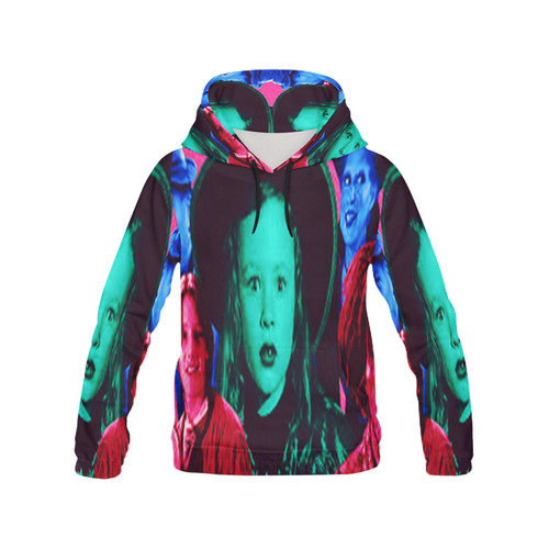Hocus pocos All Over Print Hoodie for Women (USA Size) (Model H13)