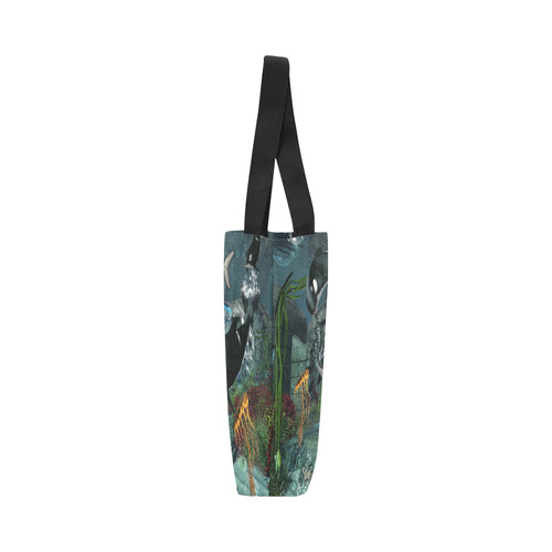 Amazing orcas Canvas Tote Bag (Model 1657)