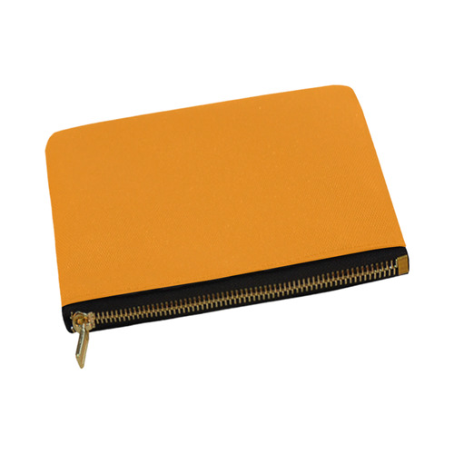 Designer Color Solid Tahiti Gold Carry-All Pouch 12.5''x8.5''