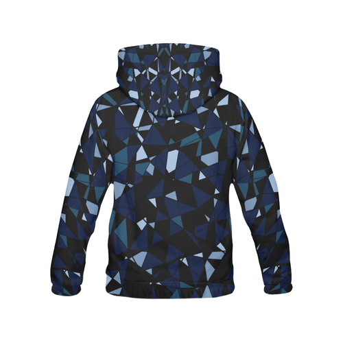 Blue All Over Print Hoodie for Men (USA Size) (Model H13)
