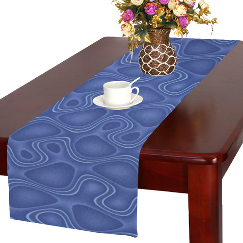 Blue Wiggle Table Runner 16x72 inch