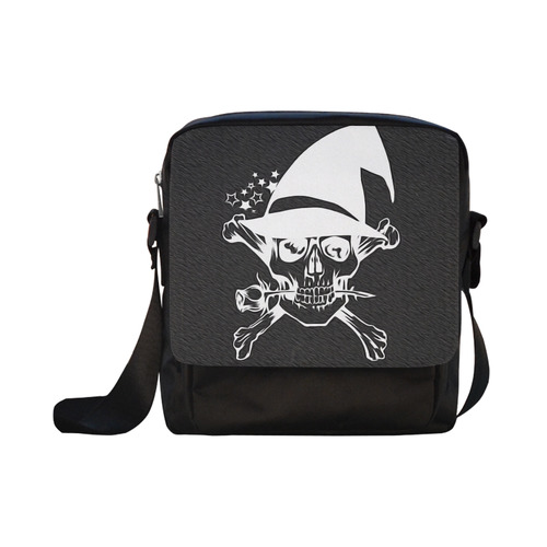 Funny Halloween Skull by JamColors Crossbody Nylon Bags (Model 1633)