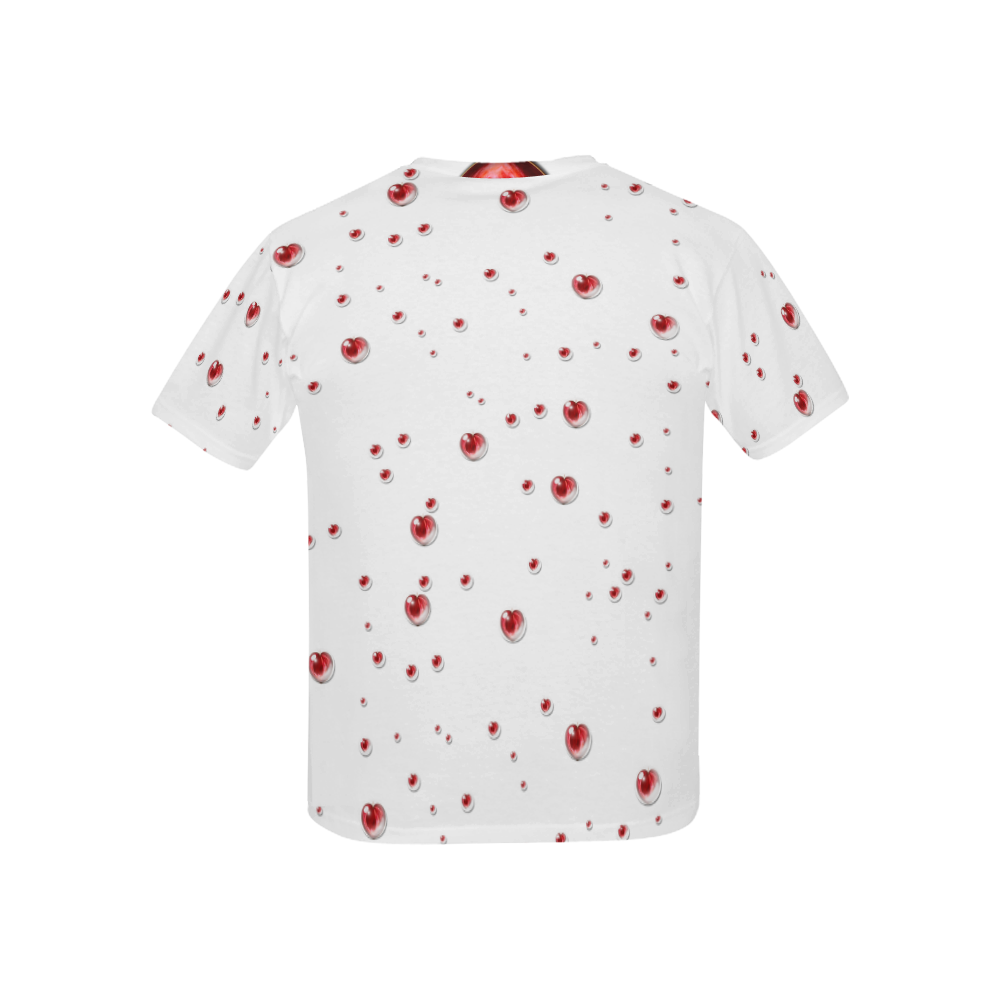Valentine Heart Kids' All Over Print T-shirt (USA Size) (Model T40)