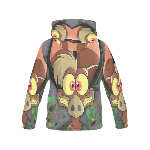 batty batty All Over Print Hoodie for Women (USA Size) (Model H13)