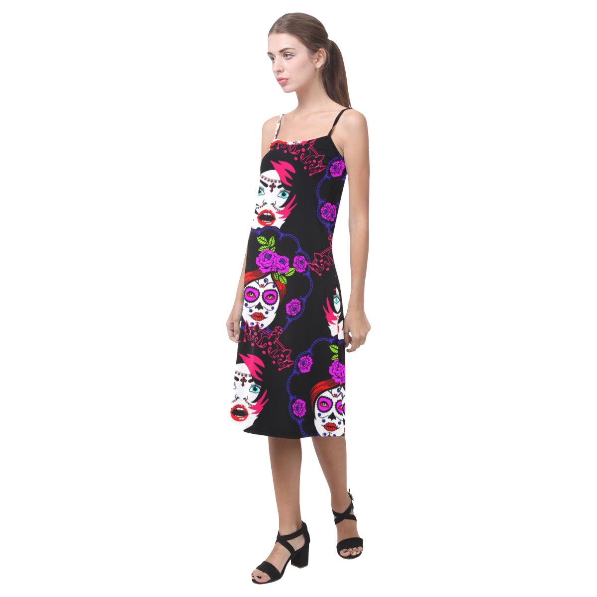 Vampire V Sugarskull Alcestis Slip Dress (Model D05)