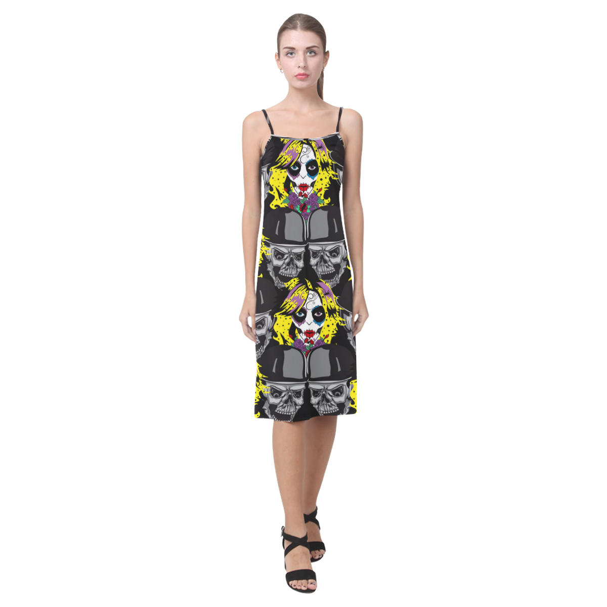 Miss Gothica Sugarskull Alcestis Slip Dress (Model D05)