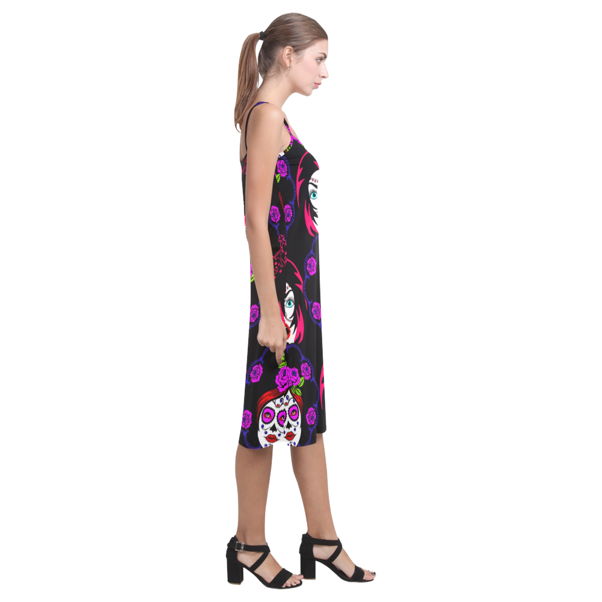 Vampire V Sugarskull Alcestis Slip Dress (Model D05)