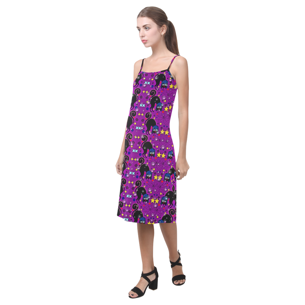 Wigged out Kitty Alcestis Slip Dress (Model D05)
