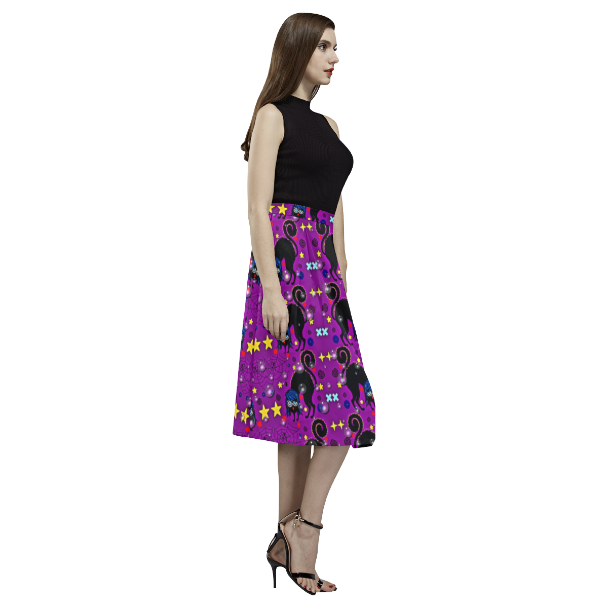 Wigged out Kitty Aoede Crepe Skirt (Model D16)