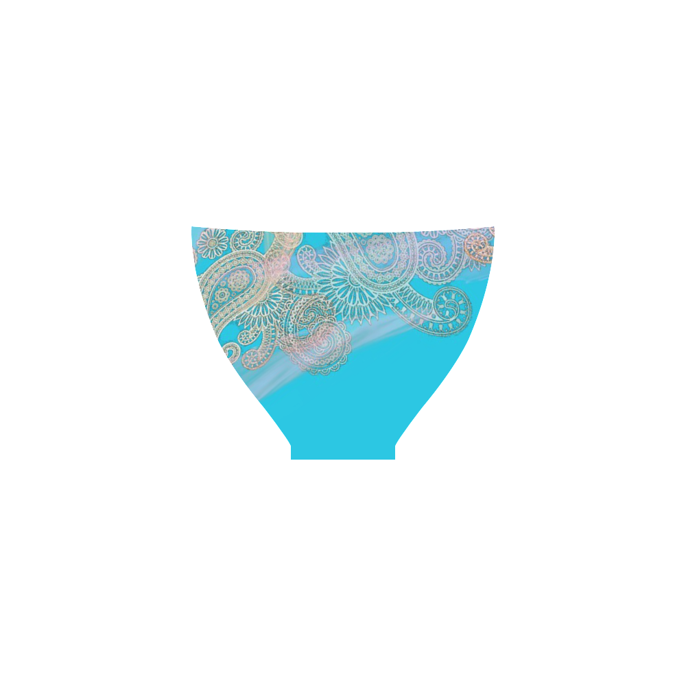 paisleyswooshTQ Custom Bikini Swimsuit