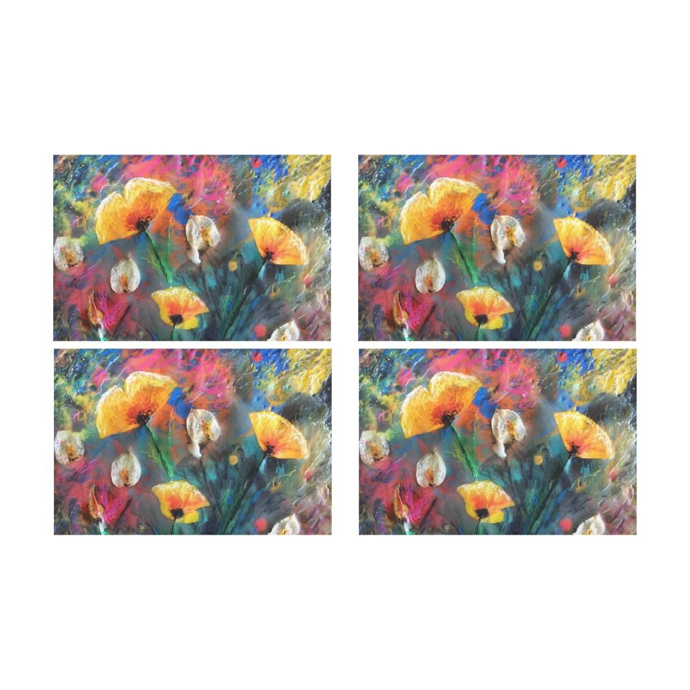 Nirvana Garden Placemats Placemat 12’’ x 18’’ (Four Pieces)