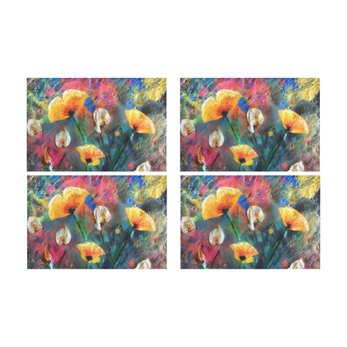 Nirvana Garden Placemats Placemat 12’’ x 18’’ (Four Pieces)