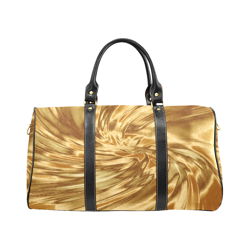 Golden copper Silk look alike New Waterproof Travel Bag/Large (Model 1639)