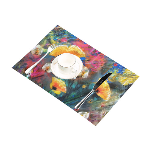 Nirvana Garden Placemats Placemat 12’’ x 18’’ (Four Pieces)