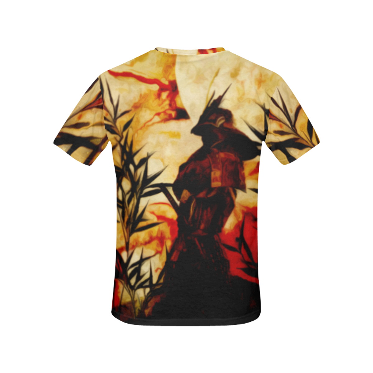 Samurai before battle All Over Print T-Shirt for Women (USA Size) (Model T40)
