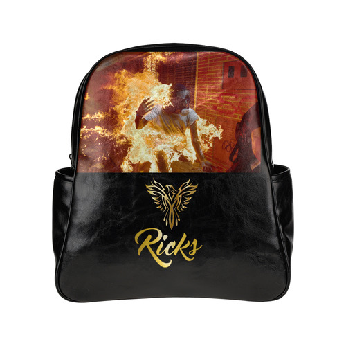 Ricks FLAMES Multi-Pockets Backpack (Model 1636)