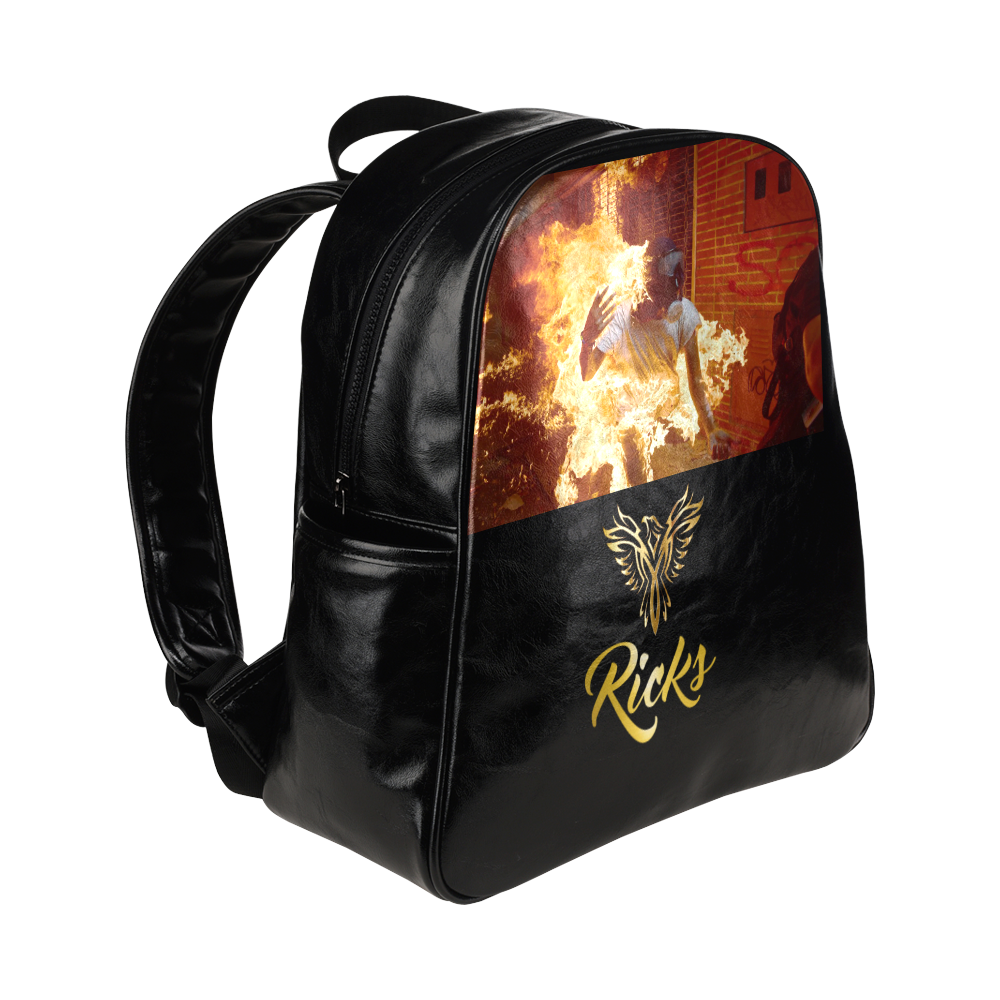 Ricks FLAMES Multi-Pockets Backpack (Model 1636)