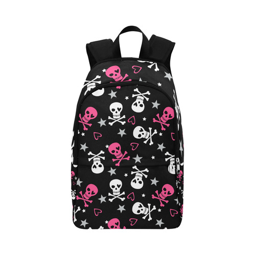 skull cute pattern Fabric Backpack for Adult (Model 1659)