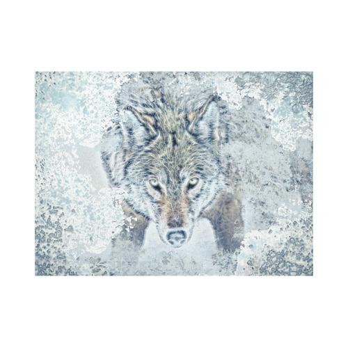 Snow Wolf Placemat 14’’ x 19’’ (Set of 4)