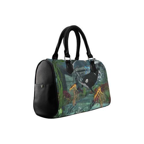 Amazing orcas Boston Handbag (Model 1621)