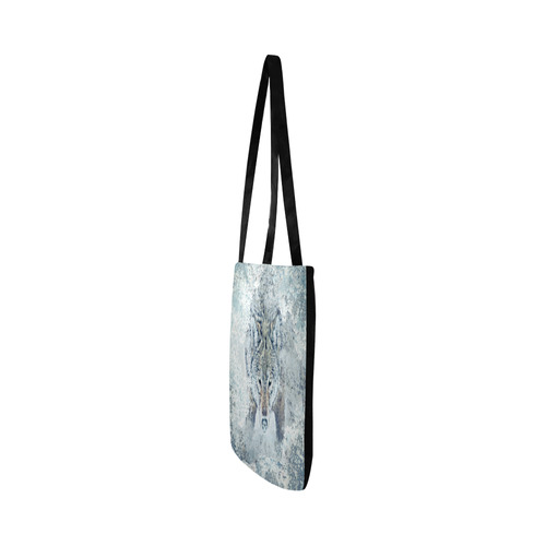 Snow Wolf Reusable Shopping Bag Model 1660 (Two sides)