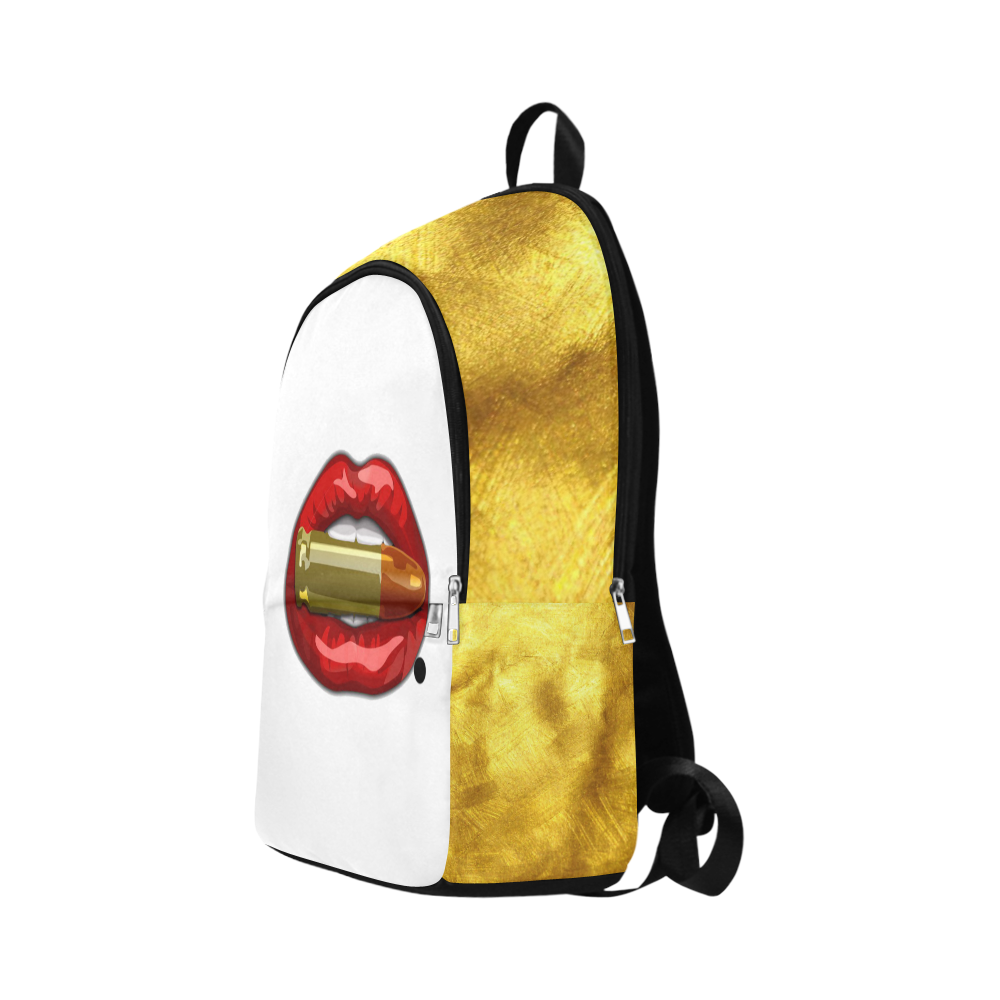 BULLET LIPS G&W Fabric Backpack for Adult (Model 1659)