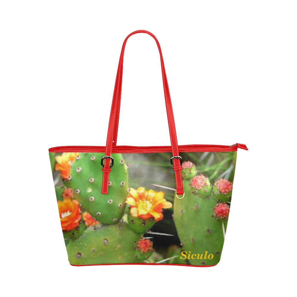 siculo_bag_ficarazzi Leather Tote Bag/Large (Model 1651)