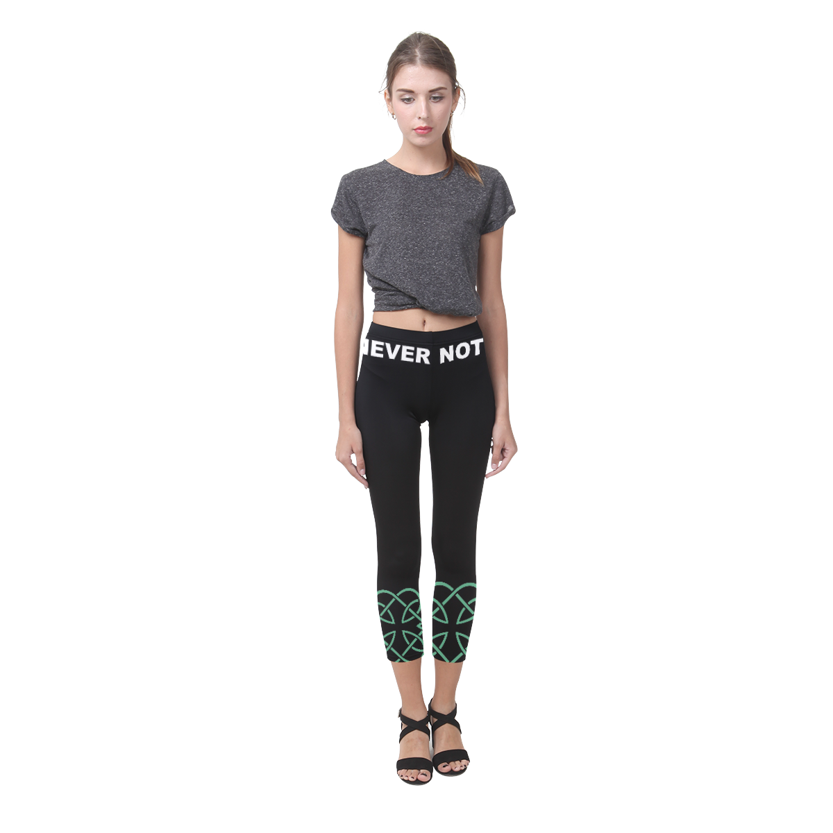 NND Leggings green Capri Legging (Model L02)