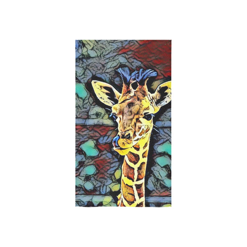 Color Kick - Baby Giraffe by JamColors Custom Towel 16"x28"