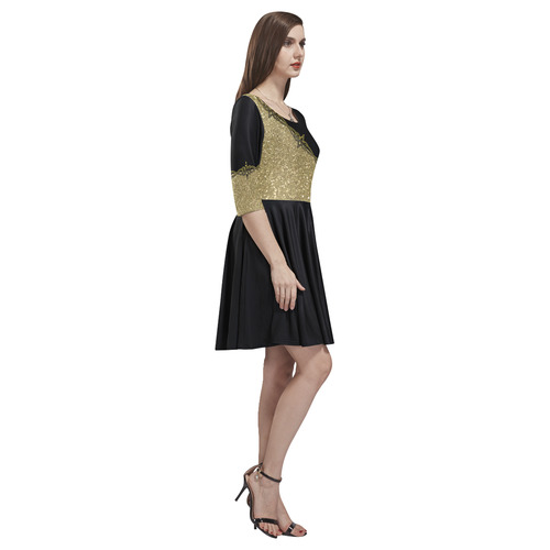 ID Dress 1 Tethys Half-Sleeve Skater Dress(Model D20)