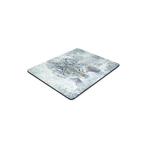 Snow Wolf Rectangle Mousepad