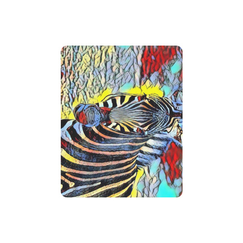 Color Kick - Zebra by JamColors Rectangle Mousepad