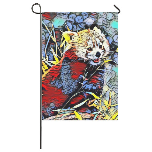 Color Kick - Red Panda by JamColors Garden Flag 28''x40'' （Without Flagpole）