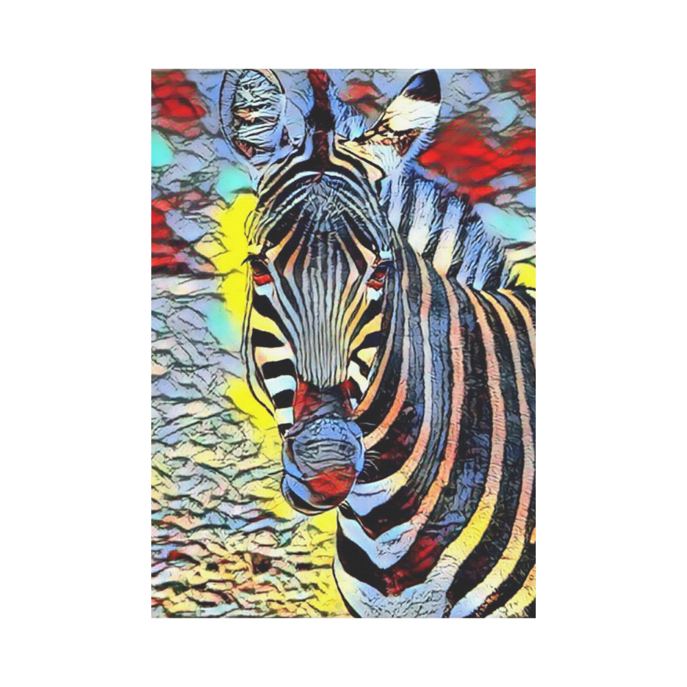 Color Kick - Zebra by JamColors Garden Flag 28''x40'' （Without Flagpole）