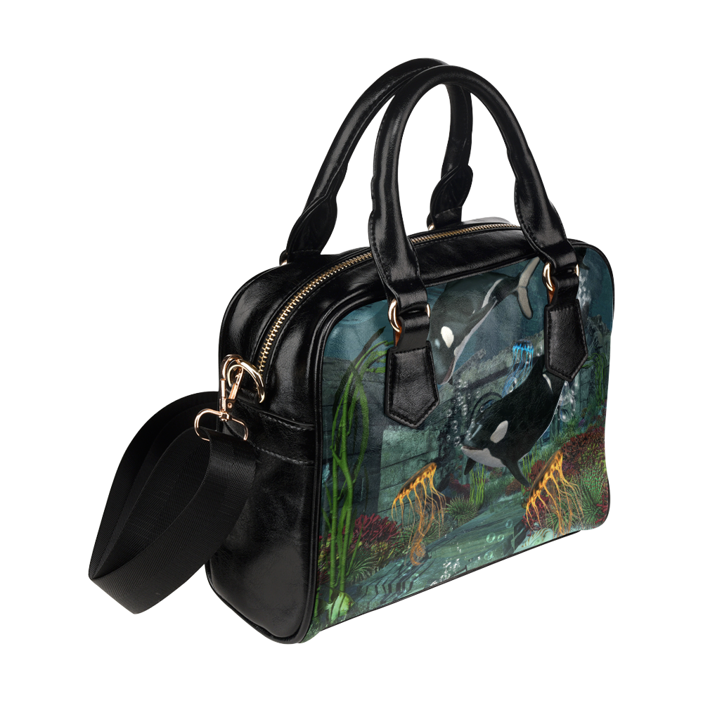 Amazing orcas Shoulder Handbag (Model 1634)