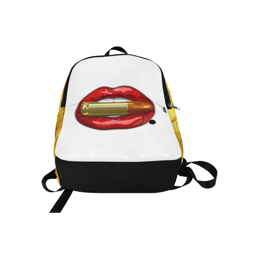 BULLET LIPS G&W Fabric Backpack for Adult (Model 1659)