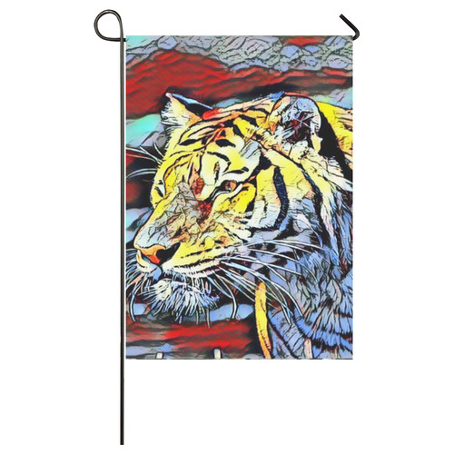 Color Kick - Tiger by JamColors Garden Flag 28''x40'' （Without Flagpole）