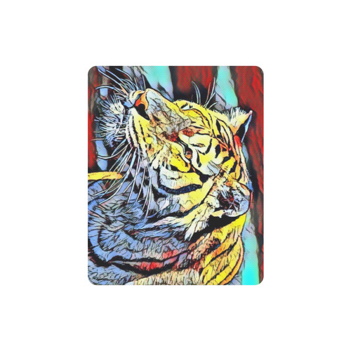 Color Kick - Tiger by JamColors Rectangle Mousepad