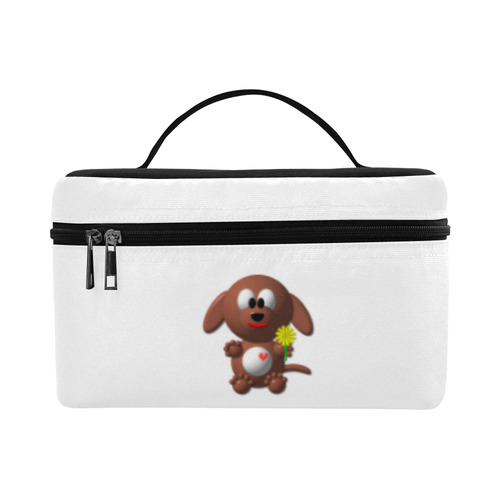 Cute Critters with Heart Dog with Dandelion Lunch Bag/Large (Model 1658)