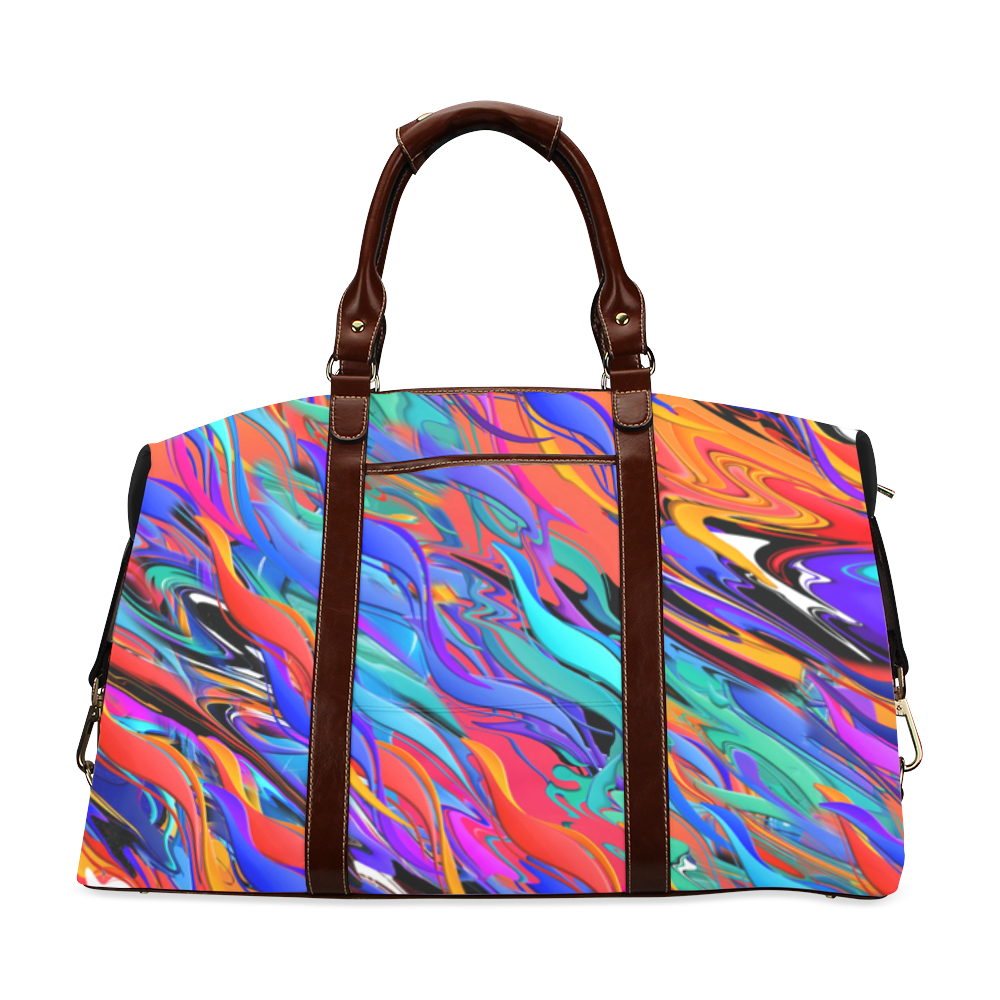 Colorful Travelbag by Juleez Classic Travel Bag (Model 1643) Remake