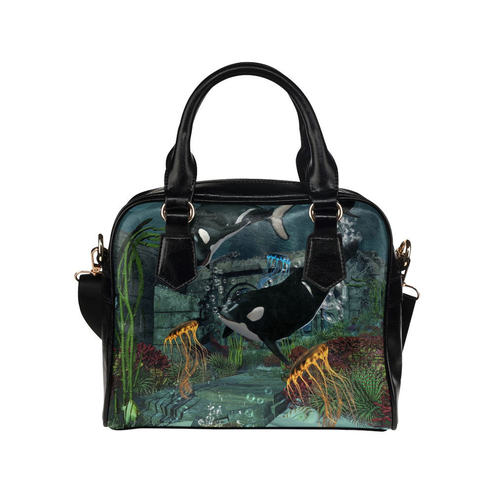 Amazing orcas Shoulder Handbag (Model 1634)