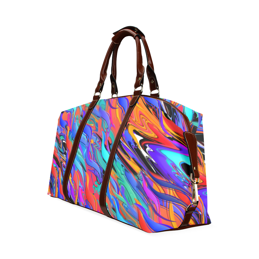 Colorful Travelbag by Juleez Classic Travel Bag (Model 1643) Remake